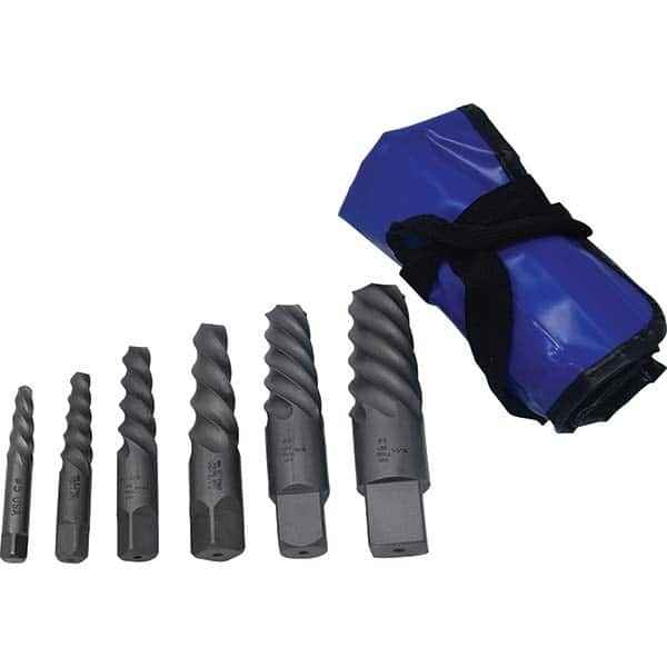 Cleveland - Bolt Extractor Sets Tool Type: Screw Extractor Set Number of Pieces: 6.000 - Strong Tooling