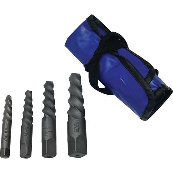 Cleveland - Bolt Extractor Sets Tool Type: Screw Extractor Set Number of Pieces: 4.000 - Strong Tooling