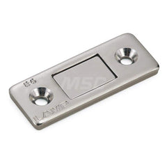 Catches; Type: Ultra Thin & Strong Magnetic Catch; Length (mm): 41.00; Height (mm): 3.0000; Width (mm): 16.50; Finish/Coating: Nickel; Magnetic Force: 17.6; Minimum Order Quantity: Steel; Material: Steel; Material: Steel