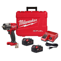 Milwaukee Tool - Cordless Impact Wrenches & Ratchets Voltage: 18.00 Drive Size (Inch): 1/2 - Strong Tooling