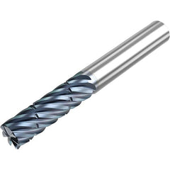 Niagara Cutter - 1/2" Diam 7 Flute Solid Carbide 0.03" Corner Radius End Mill - Strong Tooling