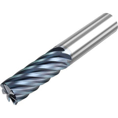 Niagara Cutter - 1/2" Diam 7 Flute Solid Carbide 0.03" Corner Radius End Mill - Strong Tooling