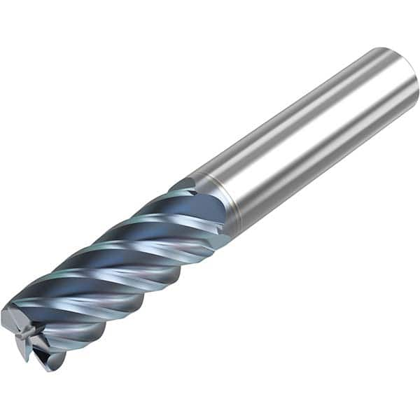 Niagara Cutter - 3/4" Diam 5 Flute Solid Carbide 0.125" Corner Radius End Mill - Strong Tooling