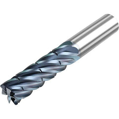 Niagara Cutter - 5/8" Diam 6 Flute Solid Carbide 0.06" Corner Radius End Mill - Strong Tooling