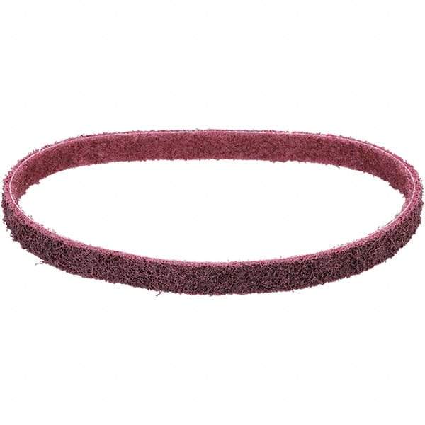 Dynabrade - 1" Wide x 24" OAL, Aluminum Oxide Abrasive Belt - Aluminum Oxide, Medium, Nonwoven, Cloth Backing, Wet/Dry - Strong Tooling