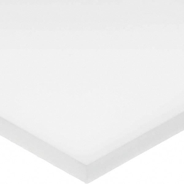 USA Sealing - 4' x 1" x 1/16" Opaque White HDPE Rectangular Bar - Strong Tooling