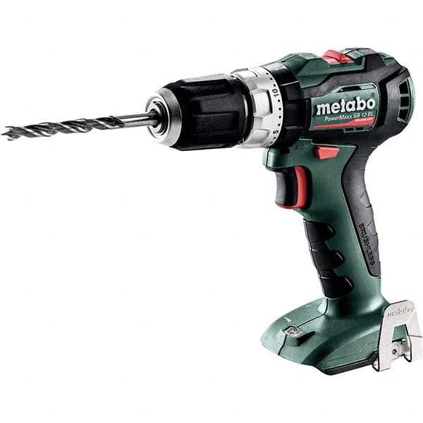 Metabo - 12 Volt 3/8" Quick Change Chuck Cordless Hammer Drill - 0 to 21,000 BPM, 0 to 500 & 1,650 RPM, Reversible - Strong Tooling