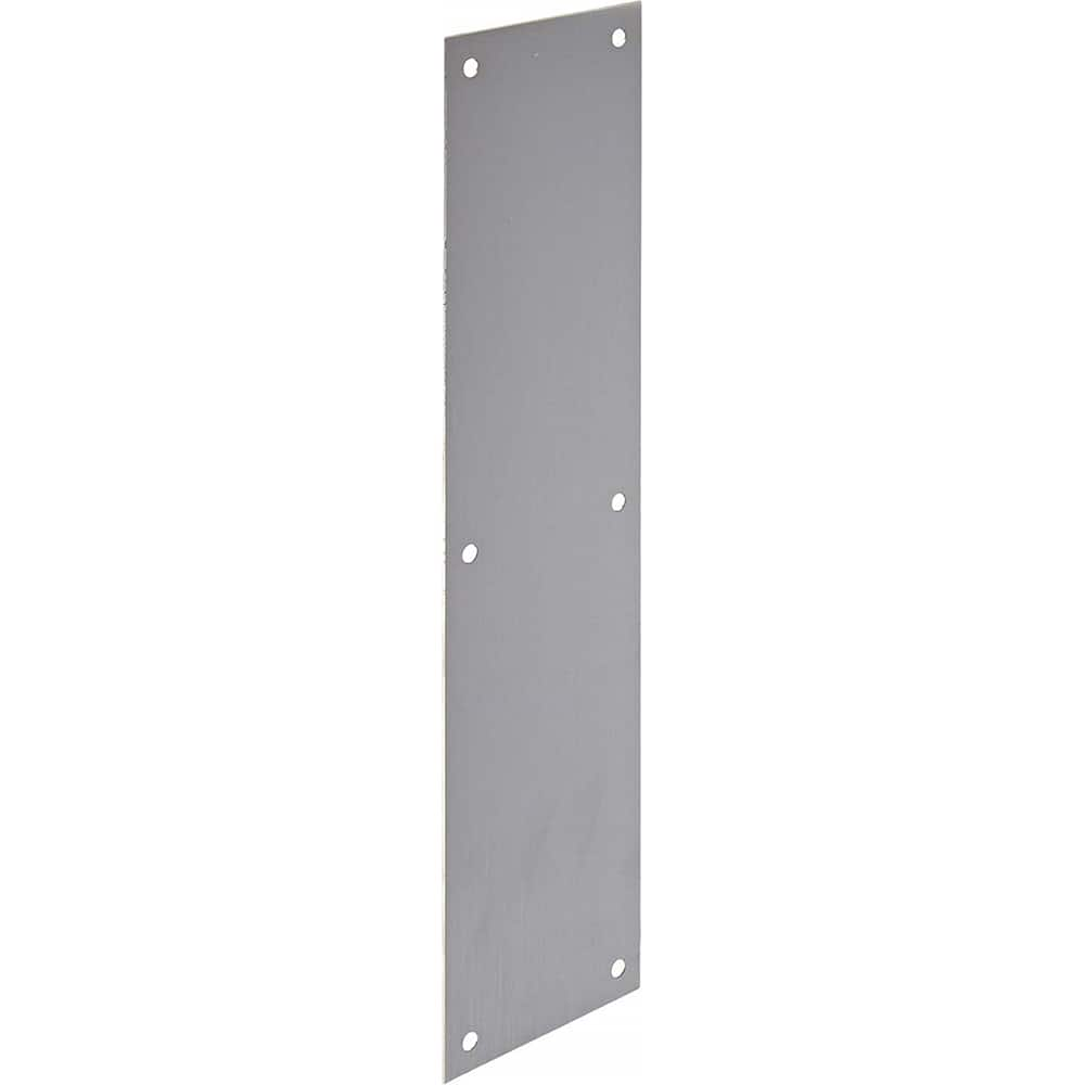 Rockwood - Push Plates; Type: Push Plate ; Overall Length (Inch): 16 ; Finish/Coating: Satin Chrome; Brass - Exact Industrial Supply