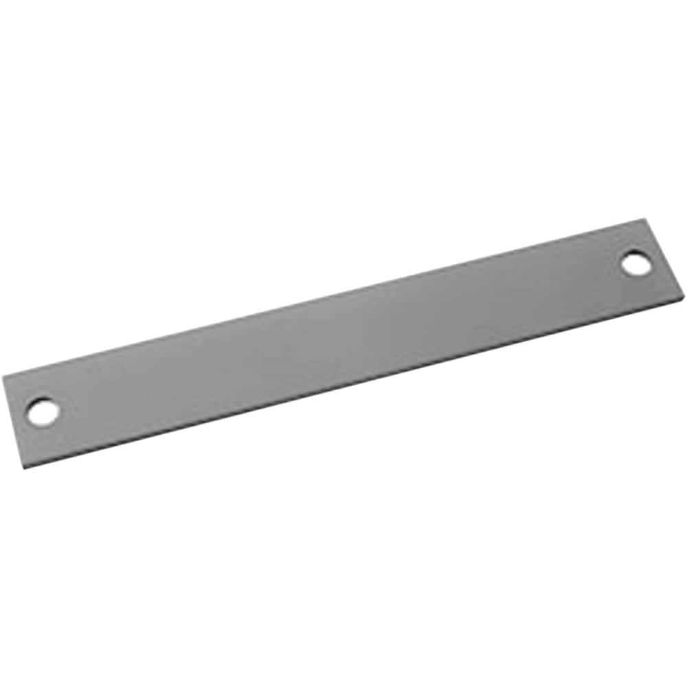 Rockwood - Filler Plates; Type: Door Edge Filler Plate ; Length (Inch): 8 ; Width (Inch): 1-1/4 ; Material: Steel ; Finish/Coating: Prime Coated - Exact Industrial Supply