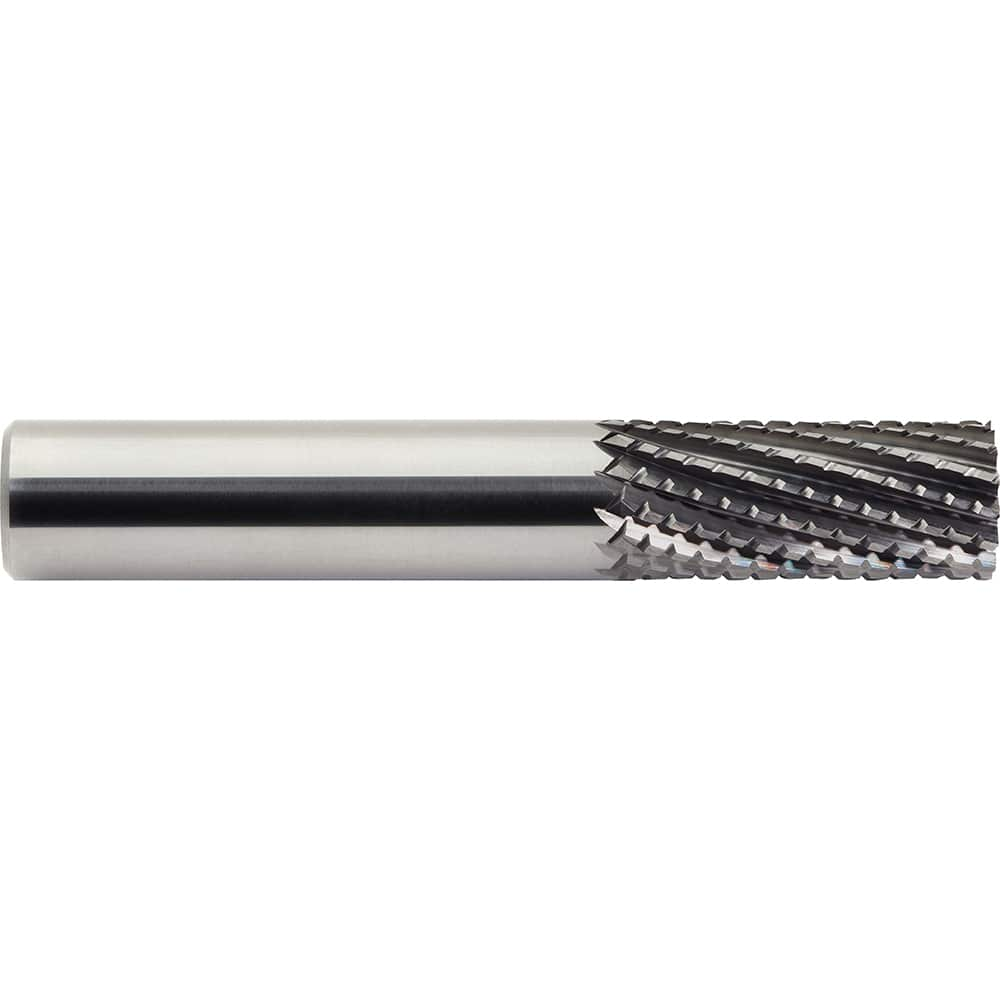 M.A. Ford - 3/16" Diam, 3/4" LOC, 3/16" Shank Diam, 8-Flute End Mill-End Diamond-Pattern Router Bit - Exact Industrial Supply