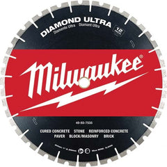 Milwaukee Tool - Wet & Dry-Cut Saw Blades Blade Diameter (Inch): 12 Blade Material: Diamond-Tipped - Strong Tooling