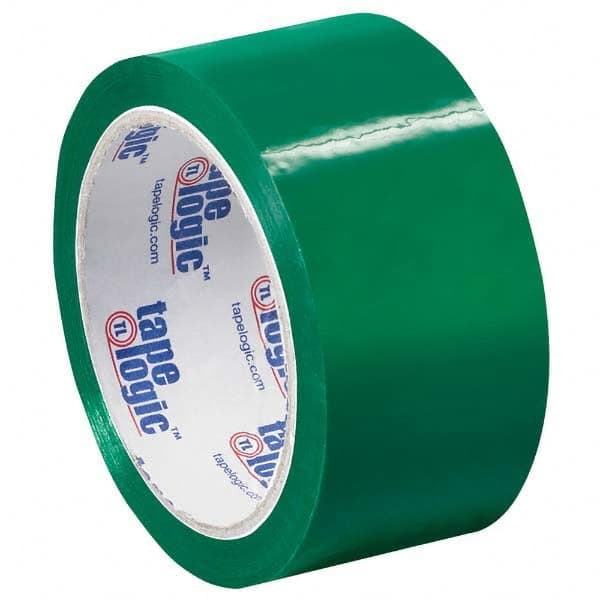 Tape Logic - Pack of (6) 55 Yd Rolls 2" Green Box Sealing & Label Protection Tape - Strong Tooling