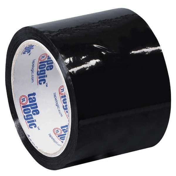 Tape Logic - Pack of (6) 55 Yd Rolls 3" Black Box Sealing & Label Protection Tape - Strong Tooling