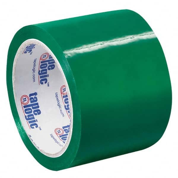 Tape Logic - Pack of (6) 55 Yd Rolls 3" Green Box Sealing & Label Protection Tape - Strong Tooling