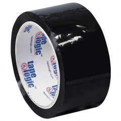 Tape Logic - Pack of (6) 55 Yd Rolls 2" Black Box Sealing & Label Protection Tape - Strong Tooling