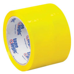 Tape Logic - Pack of (6) 55 Yd Rolls 3" Yellow Box Sealing & Label Protection Tape - Strong Tooling