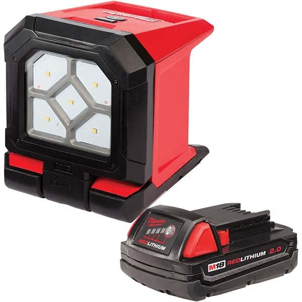 Milwaukee Tool - Cordless Work Lights Voltage: 18 Run Time: Up to 20 hours - Strong Tooling