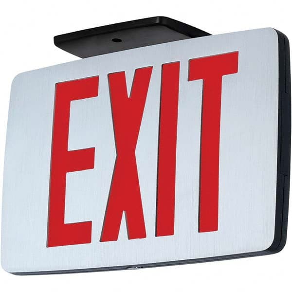 Hubbell Lighting - Illuminated Exit Signs Number of Faces: 1 Letter Color: Red - Strong Tooling