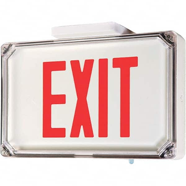 Hubbell Lighting - Illuminated Exit Signs Number of Faces: 2 Letter Color: Red - Strong Tooling