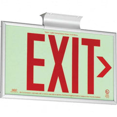 Hubbell Lighting - Illuminated Exit Signs Number of Faces: 1 Letter Color: Red - Strong Tooling