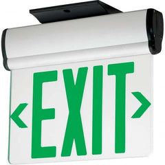 Hubbell Lighting - Illuminated Exit Signs Number of Faces: 1 Letter Color: Green - Strong Tooling