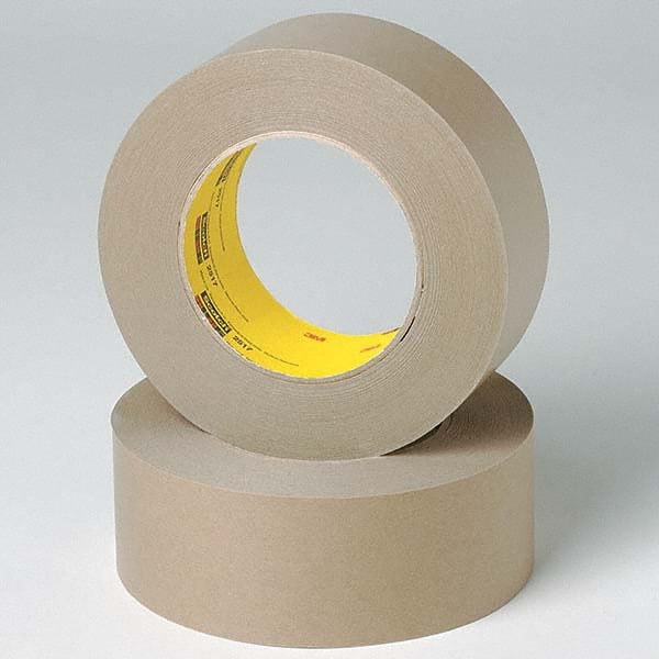 3M - 144mm Wide x 55 m x 6.5 mil Medium Brown Crepe Paper Masking Tape - Strong Tooling