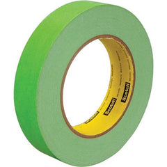 3M - 2" Wide x 60 Yd Long x 6.7 mil Light Green Paper Masking Tape - Strong Tooling