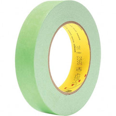 3M - 1" Wide x 60 Yd Long x 6.7 mil Light Green Paper Masking Tape - Strong Tooling