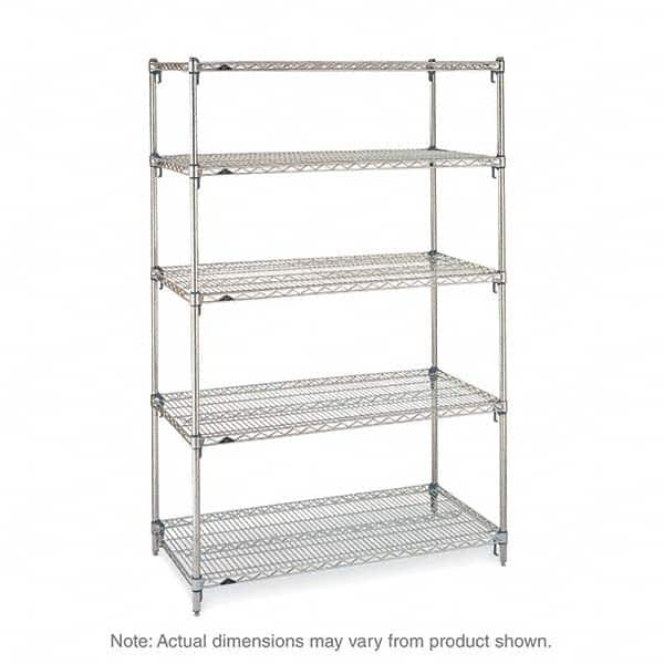 Metro - 2,000 Lb Capacity 5 Shelf Wire Shelving - Starter Unit - Strong Tooling