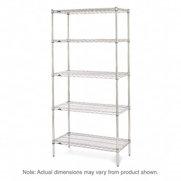 Metro - 2,000 Lb Capacity 5 Shelf Wire Shelving - Starter Unit - Strong Tooling