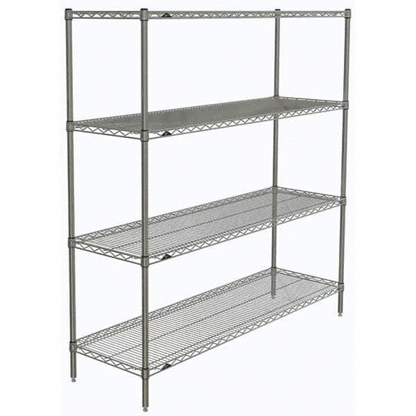 Metro - 2,000 Lb Capacity 4 Shelf Wire Shelving - Starter Unit - Strong Tooling