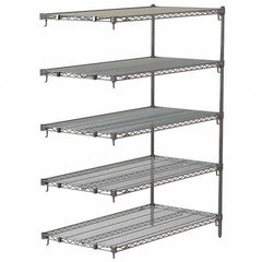 Metro - 2,000 Lb Capacity 5 Shelf Wire Shelving - Add-On Unit - Strong Tooling