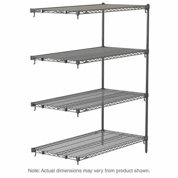 Metro - 2,000 Lb Capacity 4 Shelf Wire Shelving - Add-On Unit - Strong Tooling