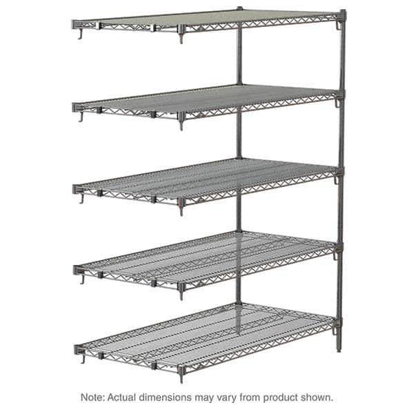 Metro - 2,000 Lb Capacity 5 Shelf Wire Shelving - Add-On Unit - Strong Tooling