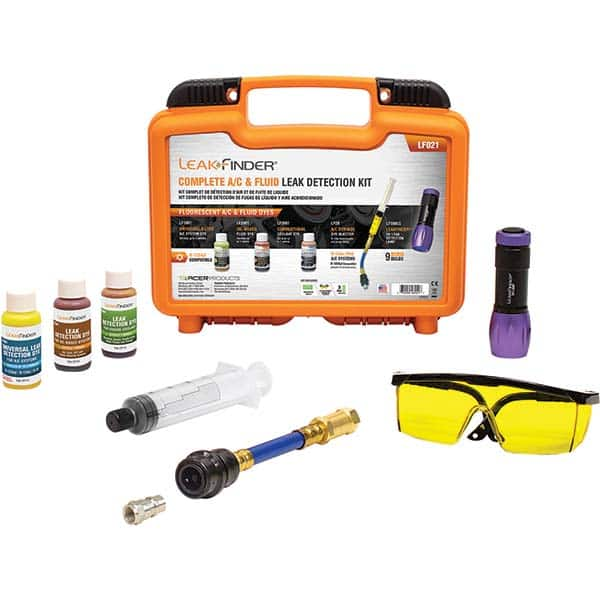 Leak Finder - Automotive Leak Detection Kits Type: Complete Leak Detection Kit Applications: A/C Systems - Strong Tooling