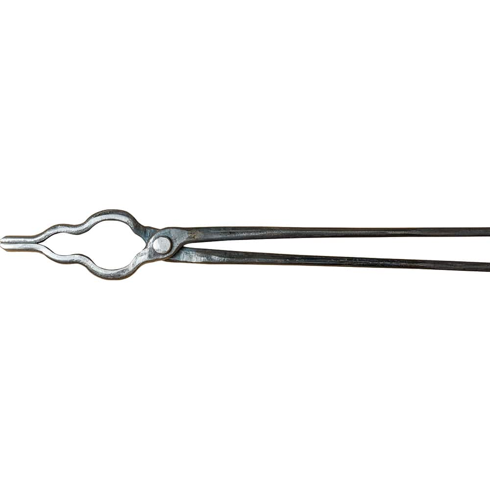 Lansing Forge, Inc. - Tongs; Type: Double Curved; Flat Jaw ; Overall Length (Inch): 24.00000 ; Material: High Carbon Steel - Exact Industrial Supply