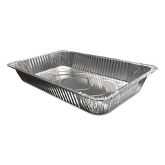 Durable Packaging - Food Containers; Type: Aluminum Pan Tray ; Shape: Rectangular ; Volume Range: 10 Gal. and Larger ; Height (Decimal Inch): 1.000000 ; Diameter/Width (Decimal Inch): 20.7500 ; Material Family: Aluminum - Exact Industrial Supply