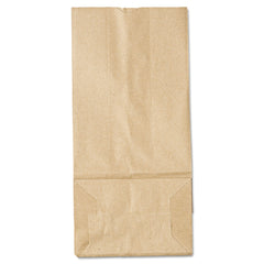 GEN - Paper Bags; Type: Grocery Bag ; Color: Kraft ; Size: 5-1/4 x 3-7/16 x 10-15/16 ; Material: Paper - Exact Industrial Supply