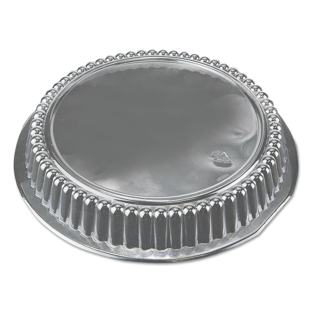 Durable Packaging - Food Container Lids; For Use With: 7" Round Container ; Shape: Round ; Diameter/Width (Decimal Inch): 7.0000 ; Length (Decimal Inch): 13.0000 ; Material Family: Plastic ; Color: Clear - Exact Industrial Supply