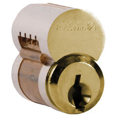 Cylinders; Type: Removeable Core; Keying: L4 Keyway; Number of Pins: 6; Finish/Coating: Satin Brass; Minimum Order Quantity: Brass; Material: Brass; Type: Removeable Core; Material: Brass