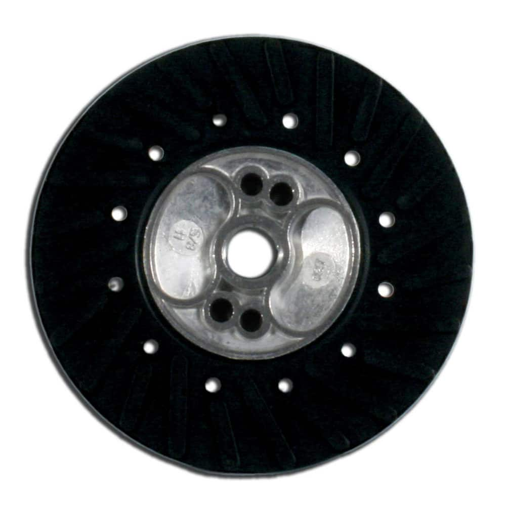 Disc Backing Pads; Pad Diameter (Inch): 4-1/2; Backing Pad Type: Conversion Kit; Maximum Rpm: 13250.000; Mount Type: Lock-Nut; Center Hole Size (Inch): 7/8; Contents: (1) Back-up Pad; (2) 50-Grit (Coarse) Fiber Discs; (1) 5/8-11 Locknut; Disc Diameter (De