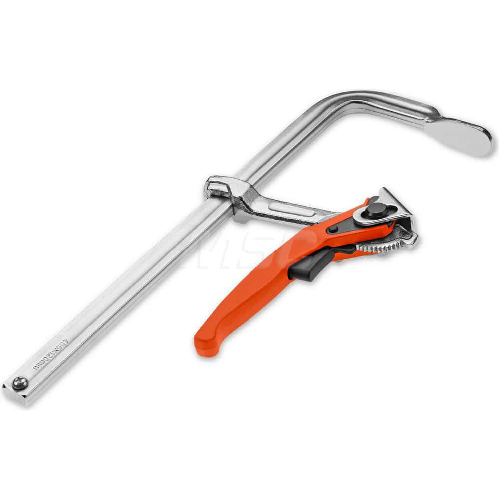 Sliding Arm Bar Clamp: 6.4″ Max Capacity, 3-1/2″ Throat Depth