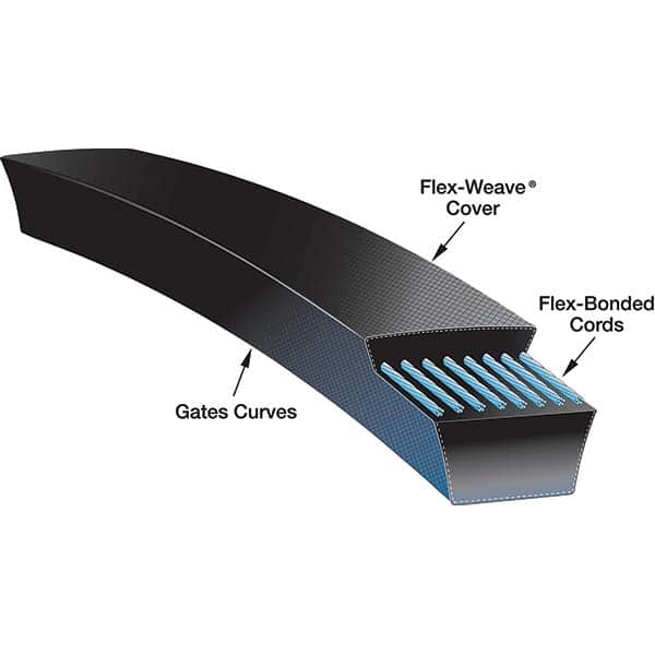 Gates - Belts Belt Style: V-Belts Belt Section: 4L - Strong Tooling