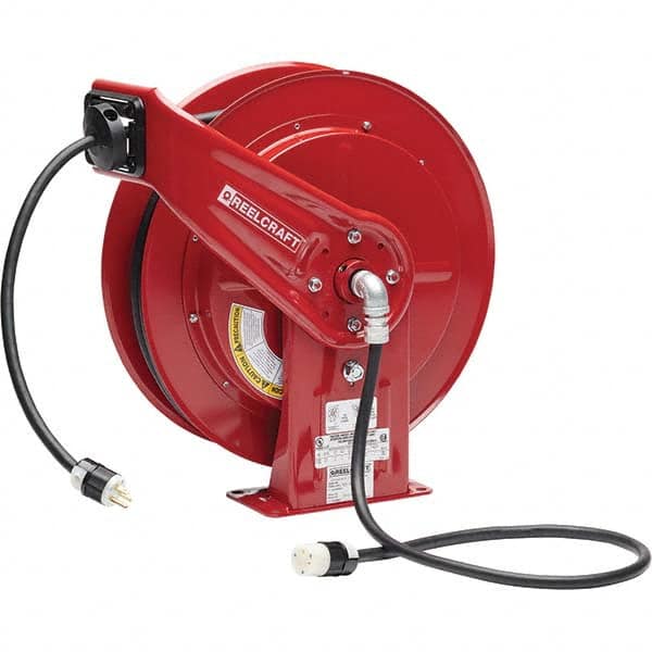 Reelcraft - Cord & Cable Reels End Type: Single Outlet Cable Length (Feet): 100 - Strong Tooling