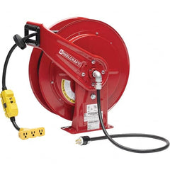 Reelcraft - Cord & Cable Reels End Type: Triple-Tap Outlet Cable Length (Feet): 100 - Strong Tooling