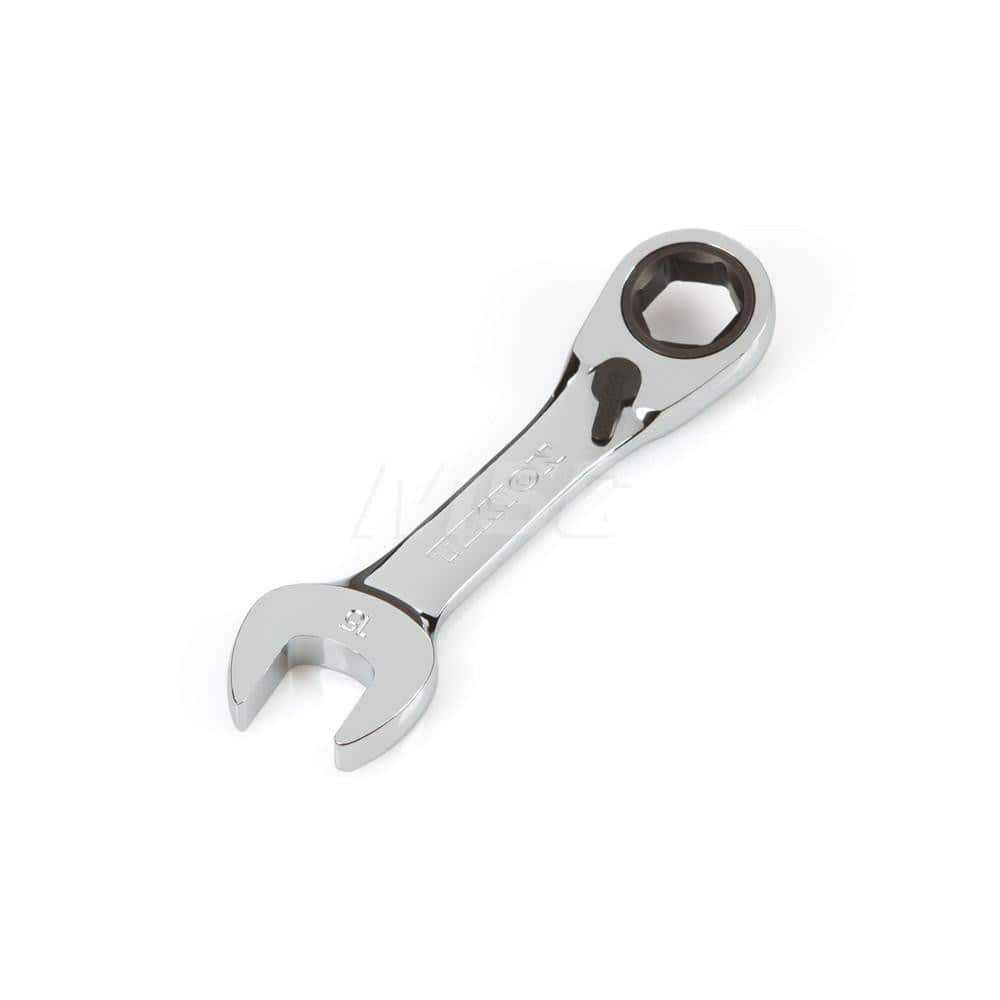 Combination Wrench: Chrome, Chrome-Plated