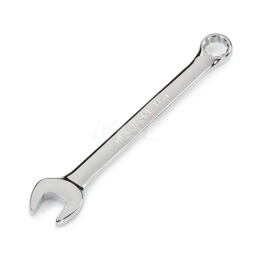 Combination Wrench: Chrome, Chrome-Plated