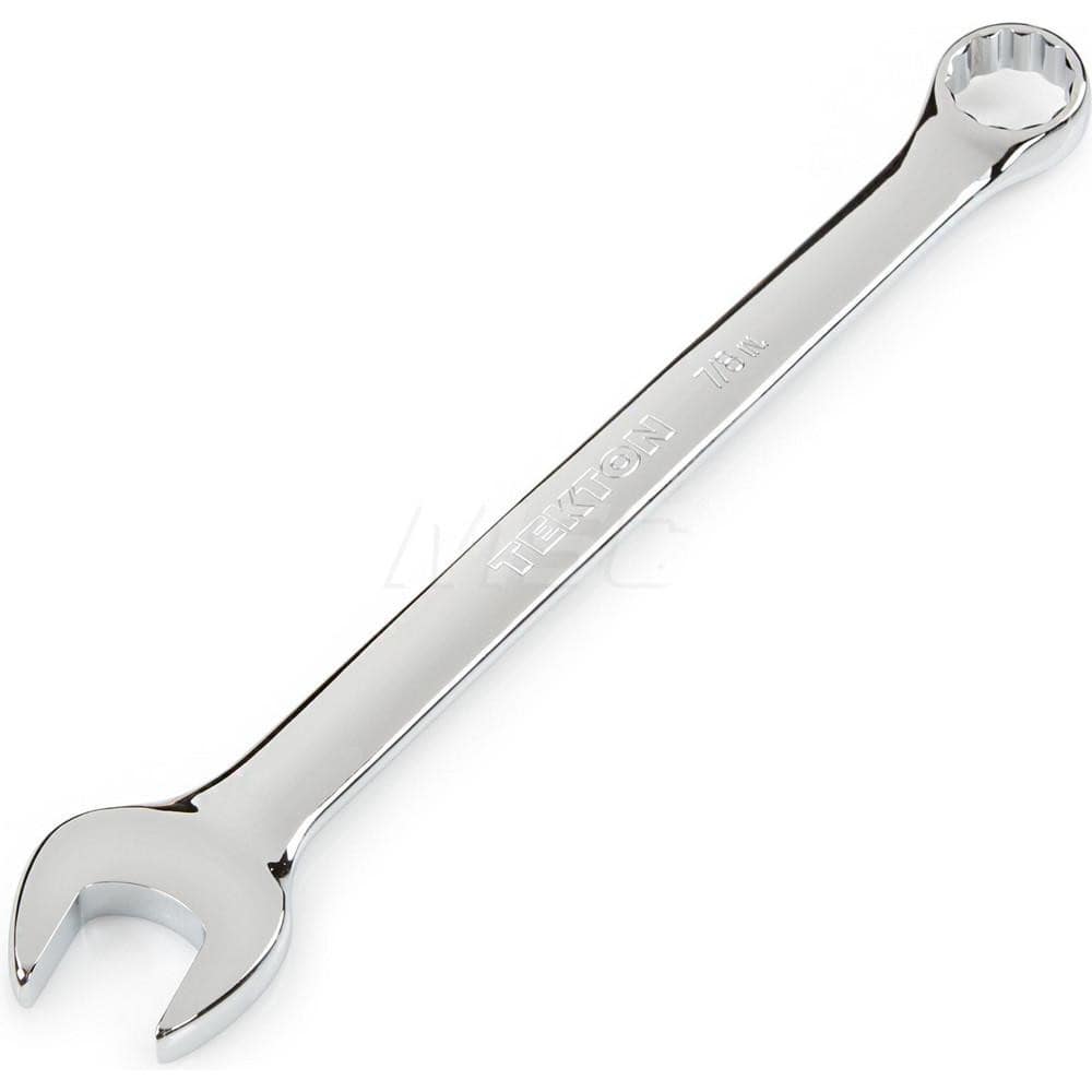 Combination Wrench: Chrome, Chrome-Plated