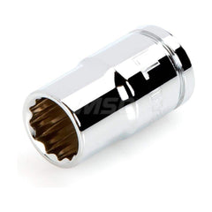 Hand Socket: 3/8″ Drive, 11 mm Socket, 12-Point Chrome-Plated & Polished