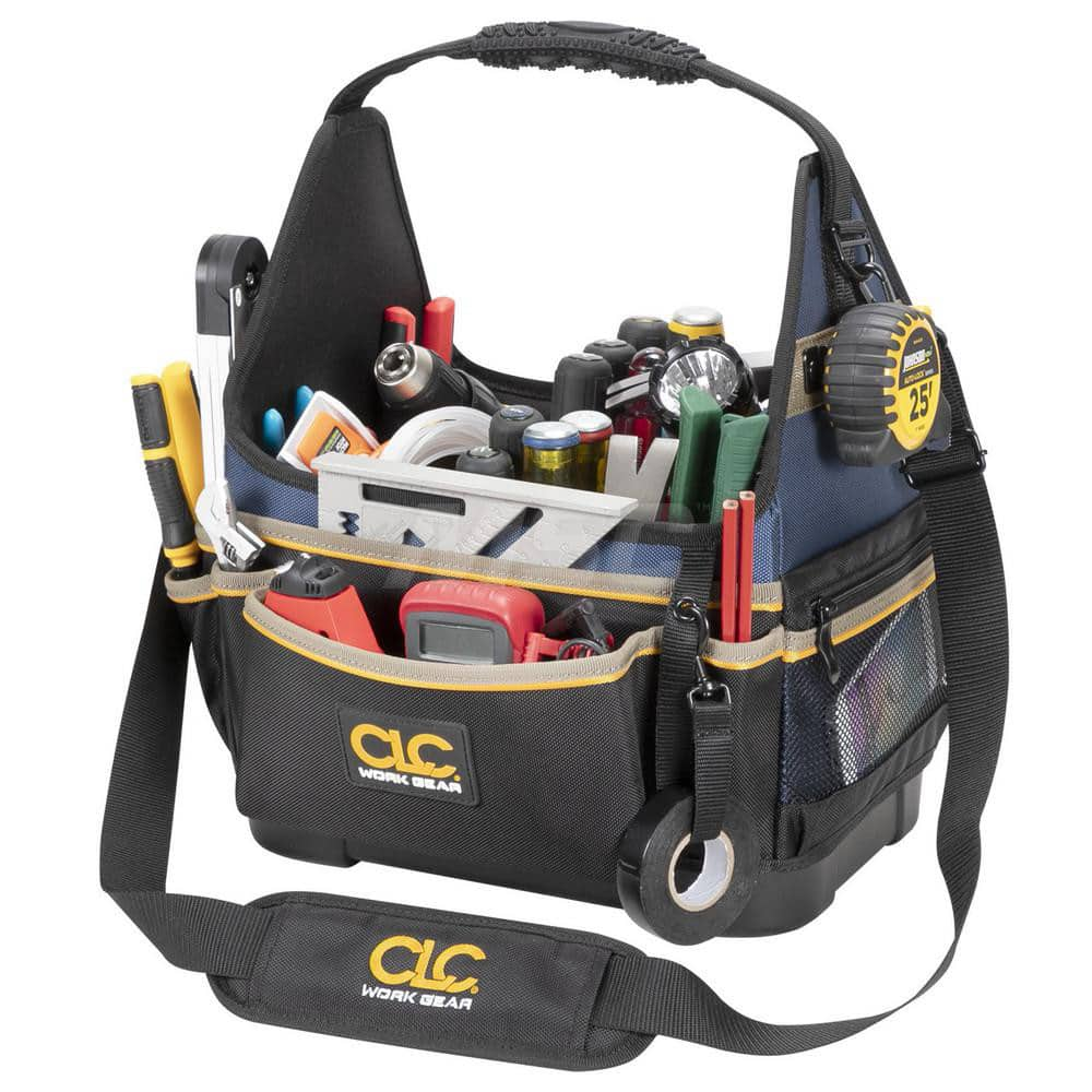 Tool Bag & Tote: 20 Pocket 13″ OAW, Polyester